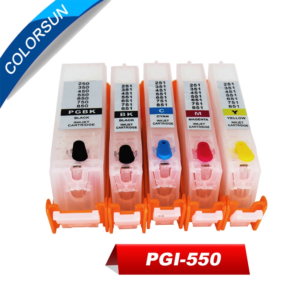 Colorsun PGI-550 CLI-551  ũ īƮ, ĳ PIX..